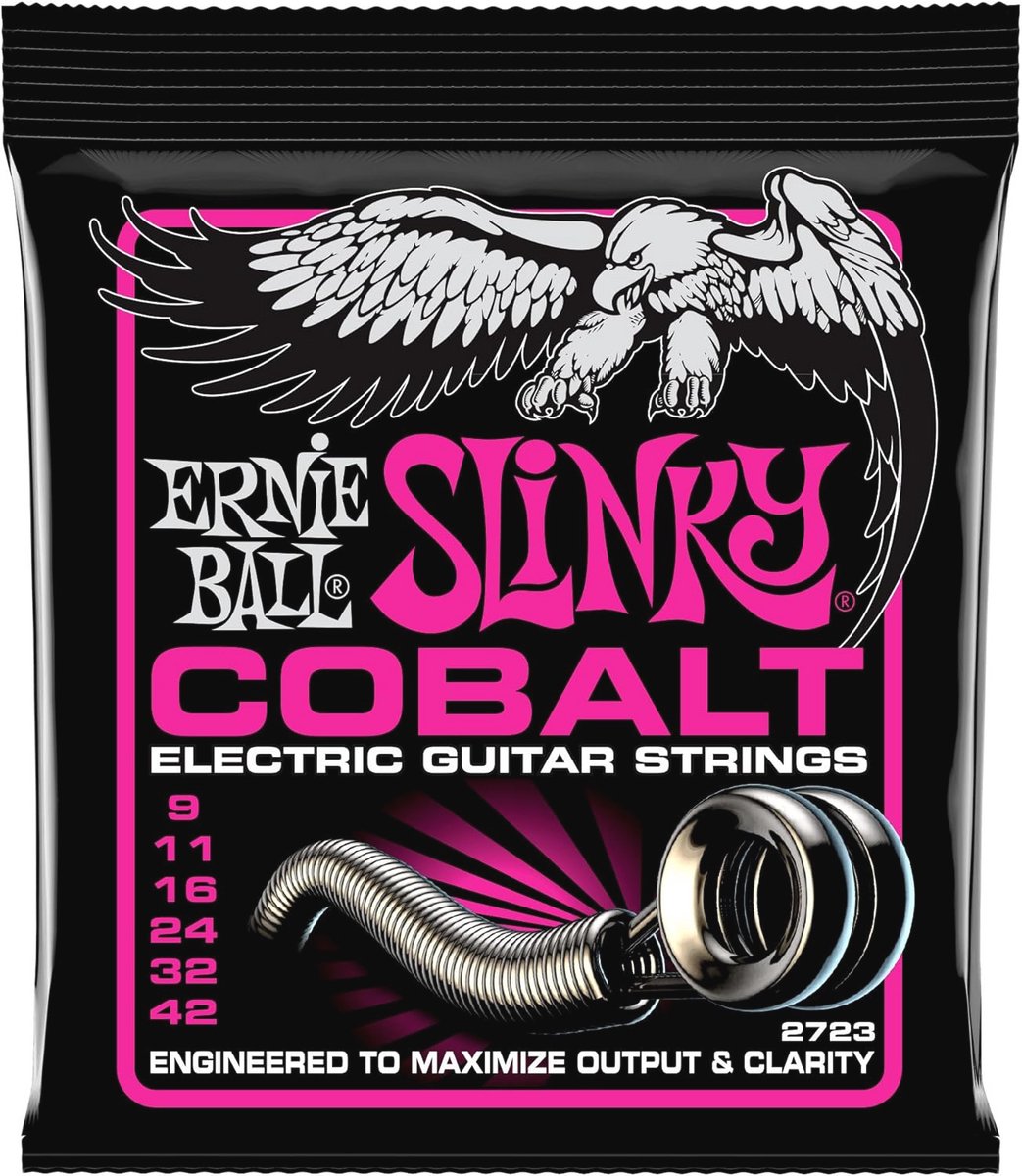 Super Slinky Cobalt Snaren voor Elektrische Gitaar - 9-42 Gauge
