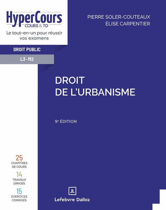 HyperCours - Droit de l'urbanisme 9ed - cover