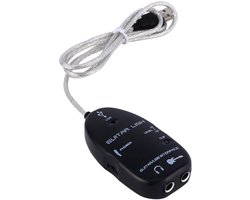 Rocksmith-kabel, Gitaar-naar-Pc-interface Professionele USB-gitaarlinkkabel, Eenvoudige Plug-and-play-installatie Pc Guitar Hero met Uw Computer en Is Geschikt voor Monitoring van