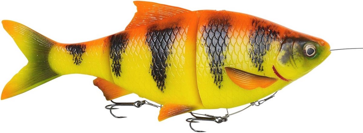 Rubberen vis voor snoekvissen – realistische 3D imitatie voorn