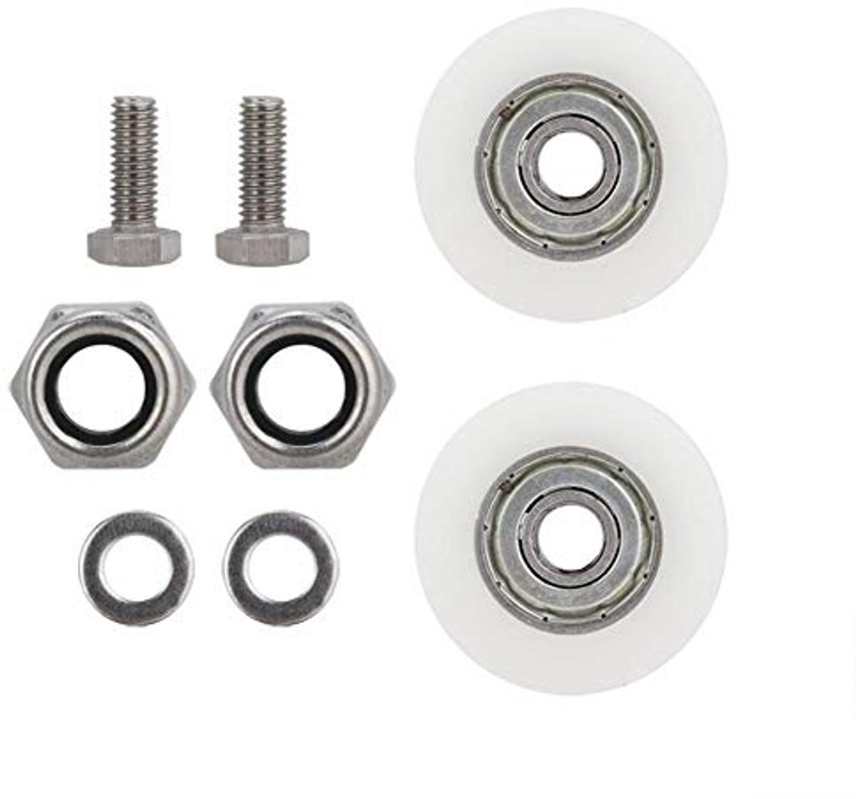 30mm Kas Deur Wiel vervanging Douche Deur Rollen Glazen Roller vervangingssets