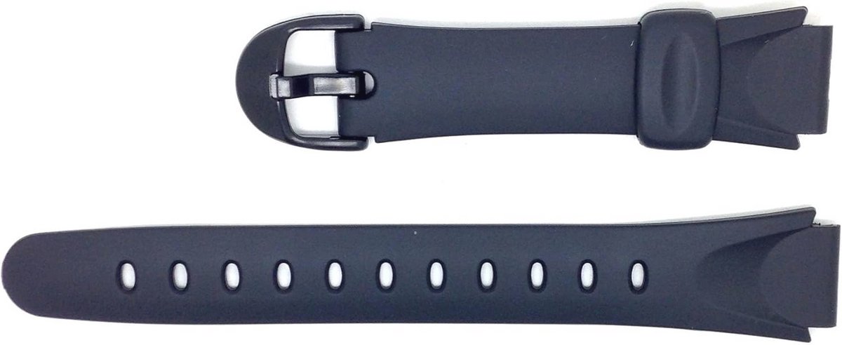 Herenhorloge Armband van Hars - Zwart 14mm - Riem