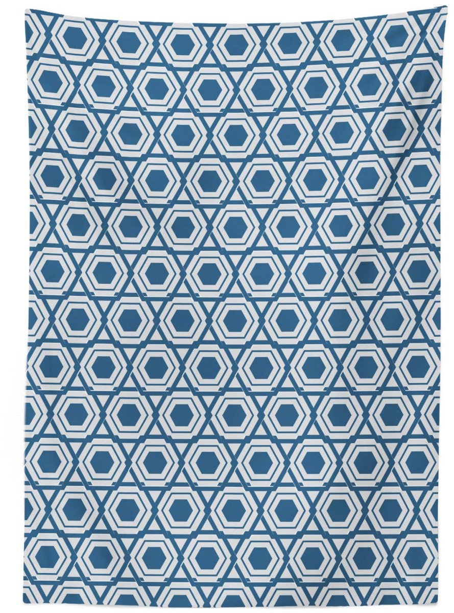 ABAKUHAUS Tafelkleed – Oriëntaals Vintage – Satijn Geometrisch 140x170