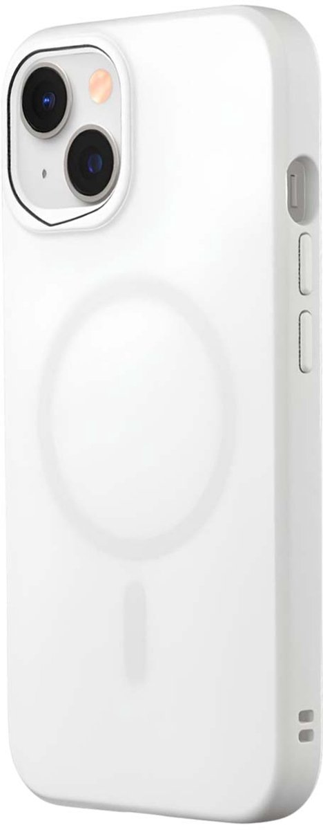 Rhinoshield, Solidsuit-hoesje Geschikt voor Apple iPhone 14 Plus, compatibel met MagSafe, schokbestendig, dun en stevig, Wit