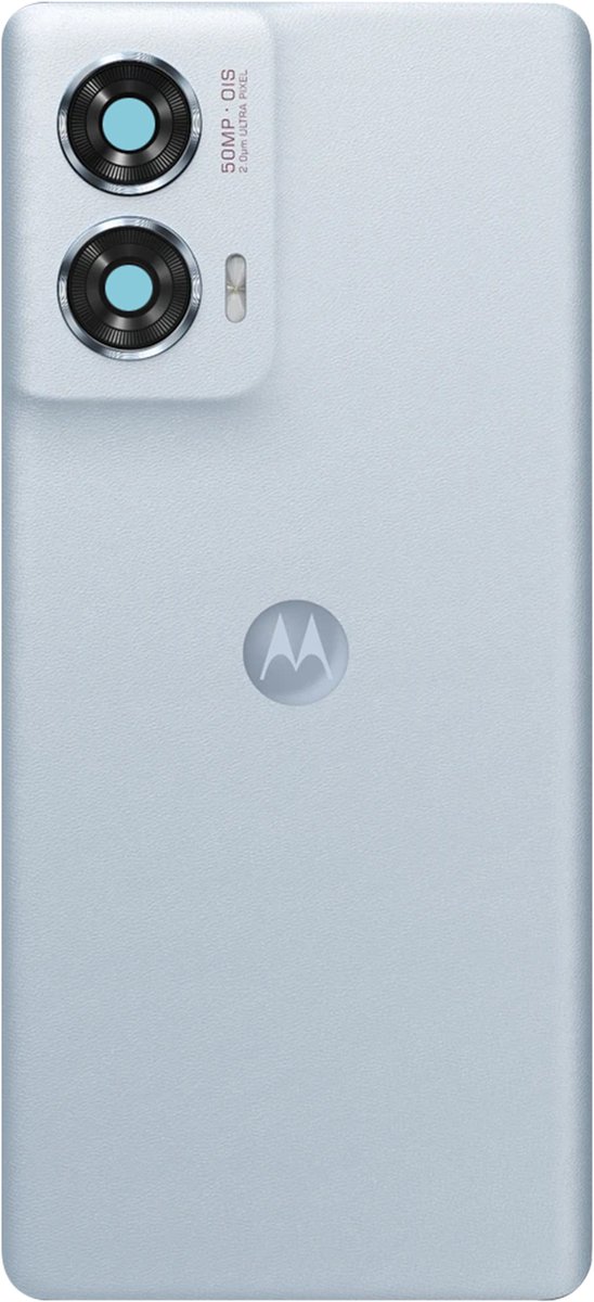 Motorola, Achterruit voor Motorola Edge 50 Fusion Original Service Pack, Bleekblauw