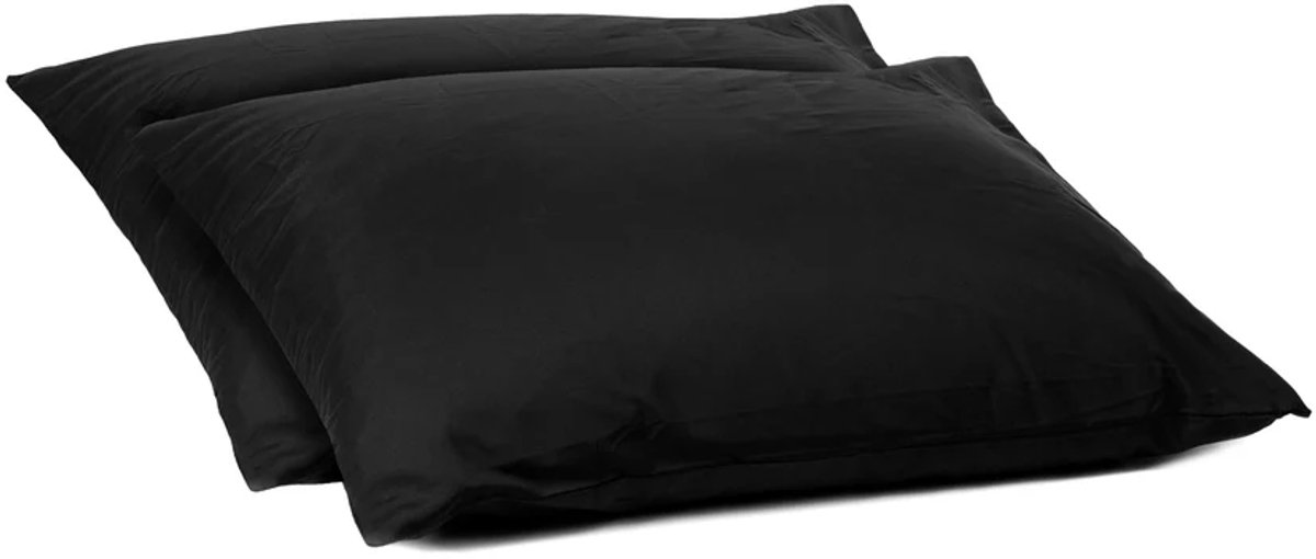 Zelesta Wonderbed Kussensloop Set van 2 - Black 60x70cm