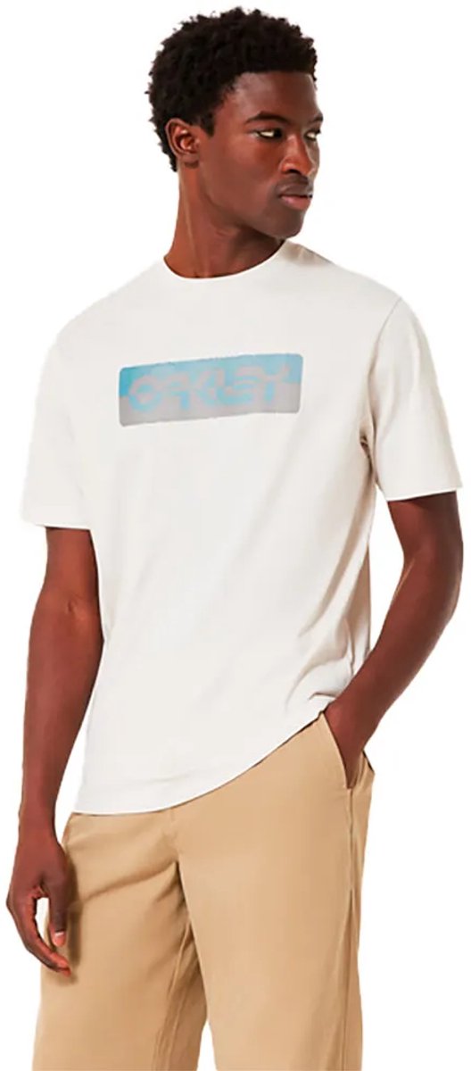 Oakley Apparel Duality B1b T-shirt Met Korte Mouwen M Man Mist