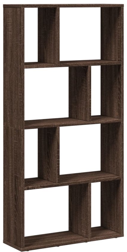 VidaXL Boekenkast 60x30x71,5 cm bewerkt hout oud houtkleurig