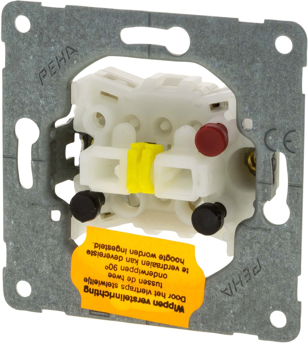 Peha Schakelaar Inbouw Wissel - Wisselschakelaar - Los Element - Serie Standard - Afmetingen 70 x 70 x 35 mm - CE Markering - Voor Binnengebruik - 2 Jaar Garantie