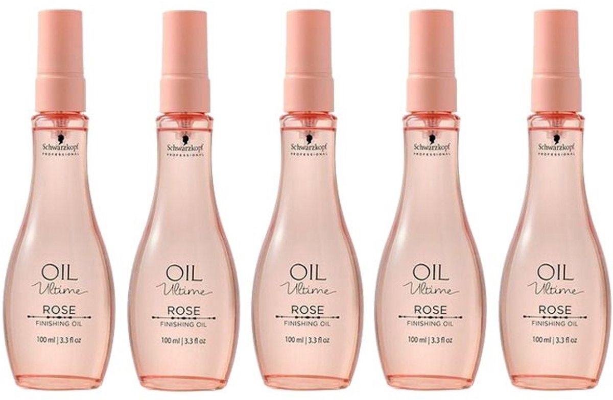 5x Schwarzkopf Oil Ultime Rose Oil 100ml