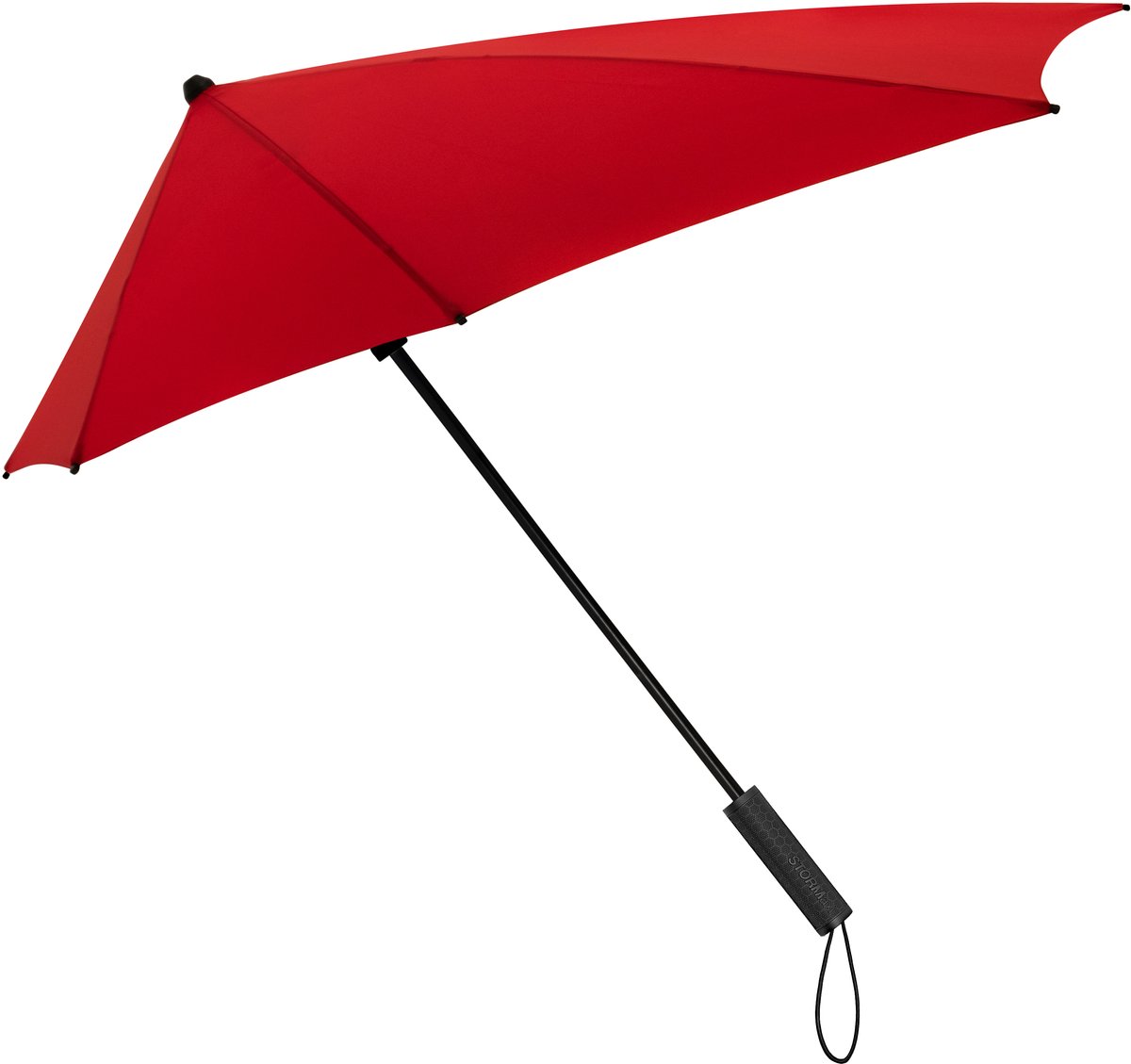 STORMaxi - Aerodynamische Stormparaplu - Windvlagen tot 100km/h - Ø 92 cm - Duurzaam - Rood