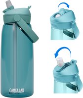 CamelBak Thrive Flip Straw - Drinkfles - 1 L - Turquoise (Cove)