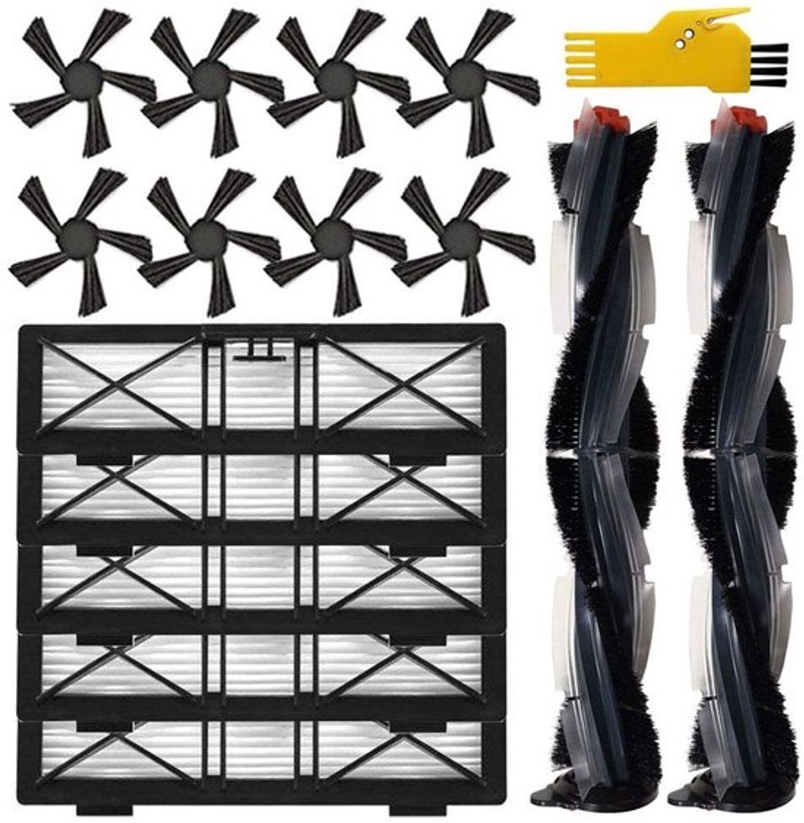Accessoires 16 onderdelen Geschikt voor Neato Botvac D75/D80/D85/D3/D4/D5/D6/D7