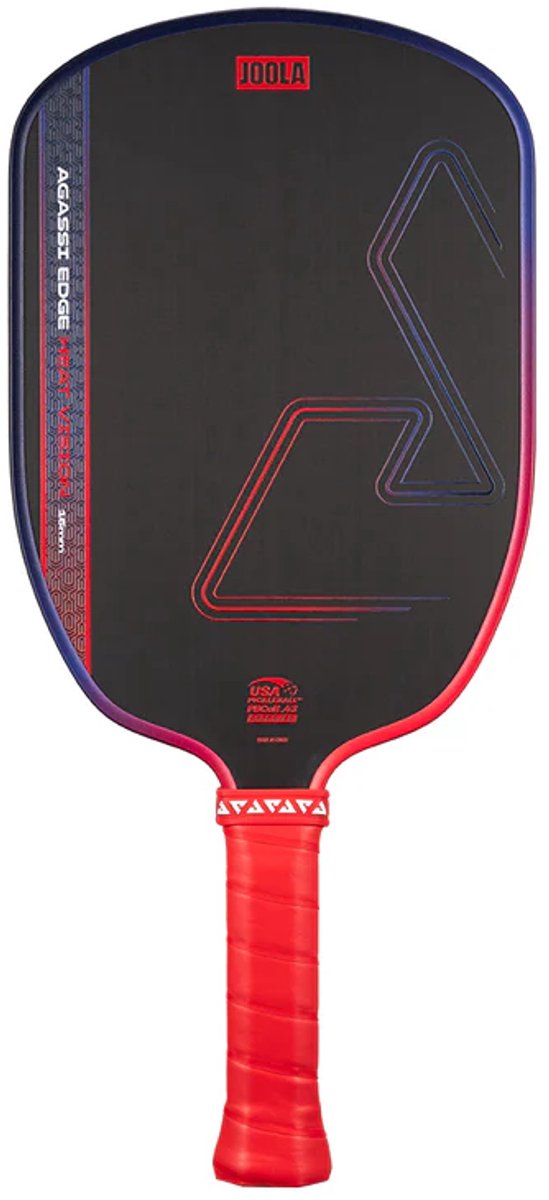 JOOLA Agassi Edge Heat Vision Pickleball Paddle 16mm