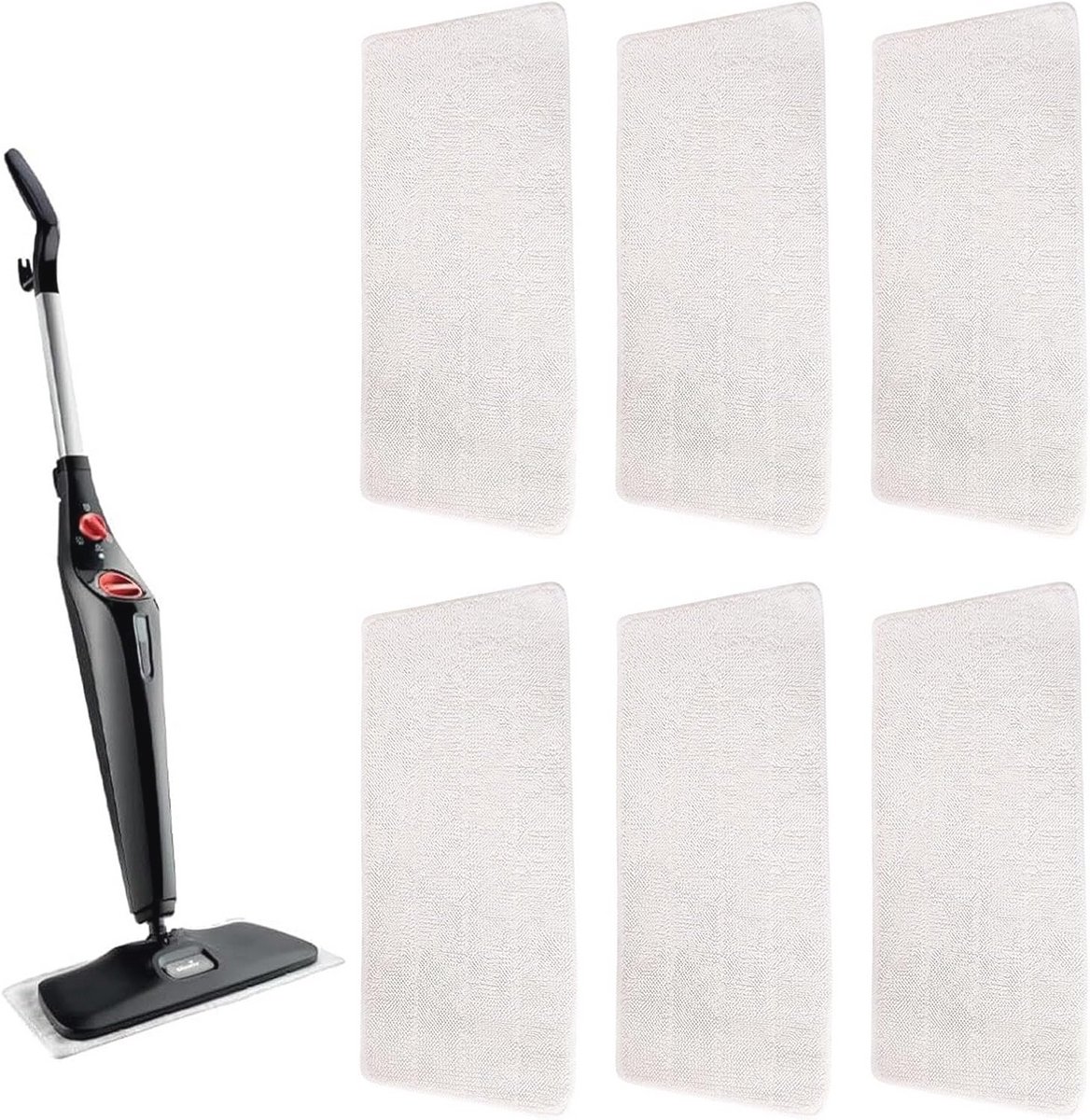 Set van 6 herbruikbare stoomreinigers hoezen voor optimale reiniging