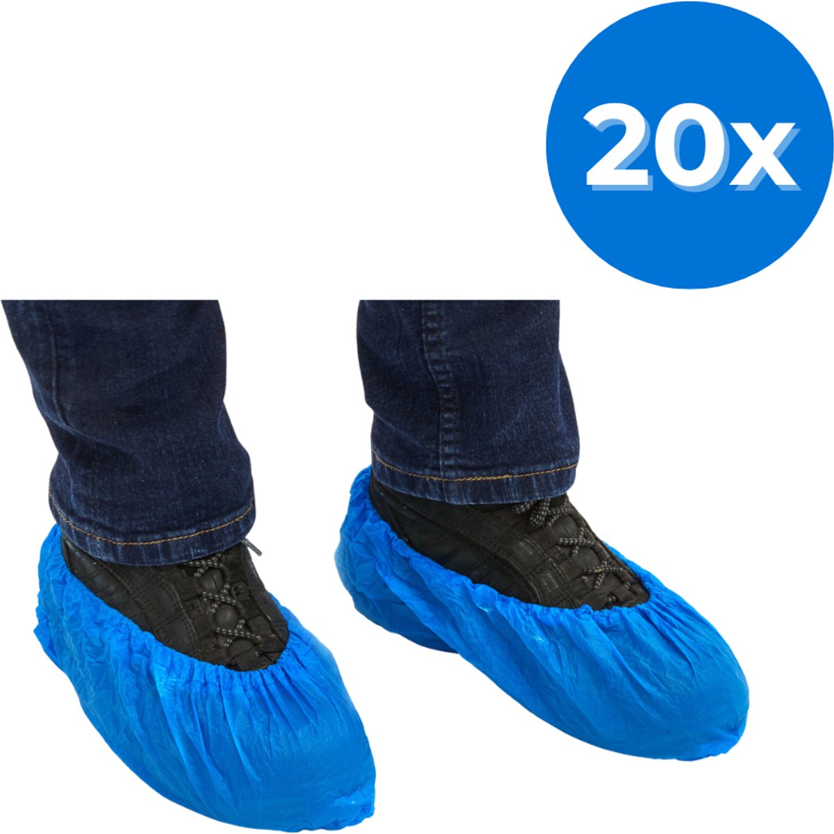 Schoenhoesjes 2000 stuks - om schoenen te beschermen - Set van 20 doosjes Romed