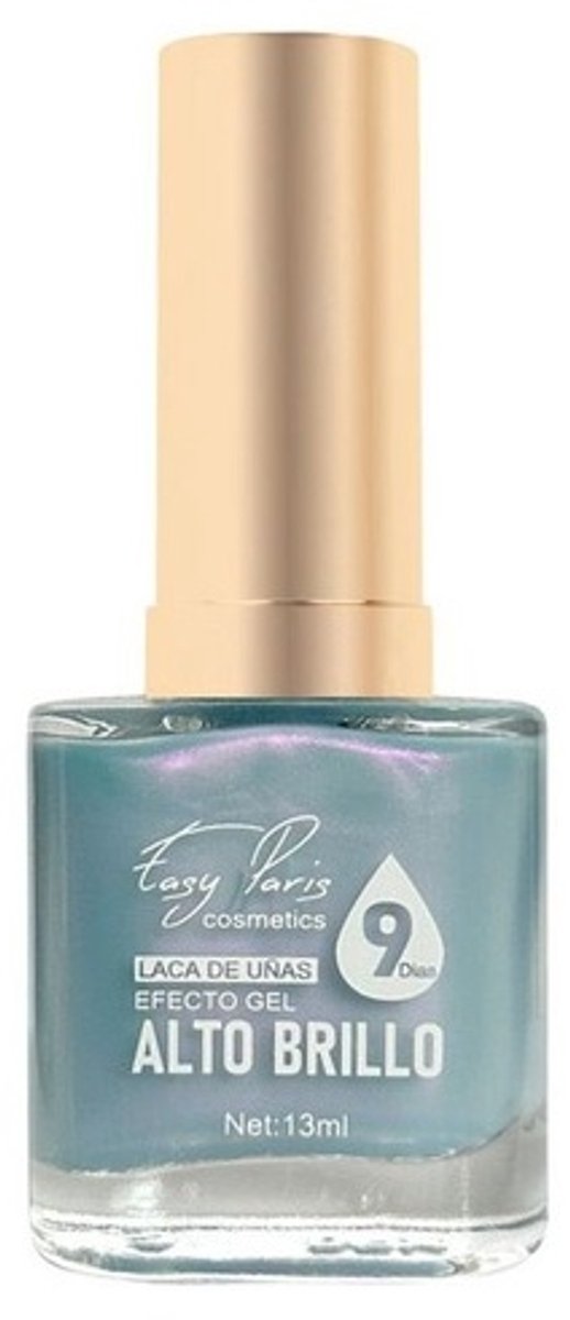 Easy Paris Cosmetics - Nagellak - Holografisch Licht Blauwgrijs - Glitter - 1 flesje met 13 ml inhoud - Nummer 176