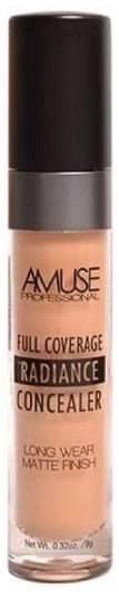 Amuse - Full Coverage - 08 Cocoa - Radiance - Concealer - Matte Finish - 9 g