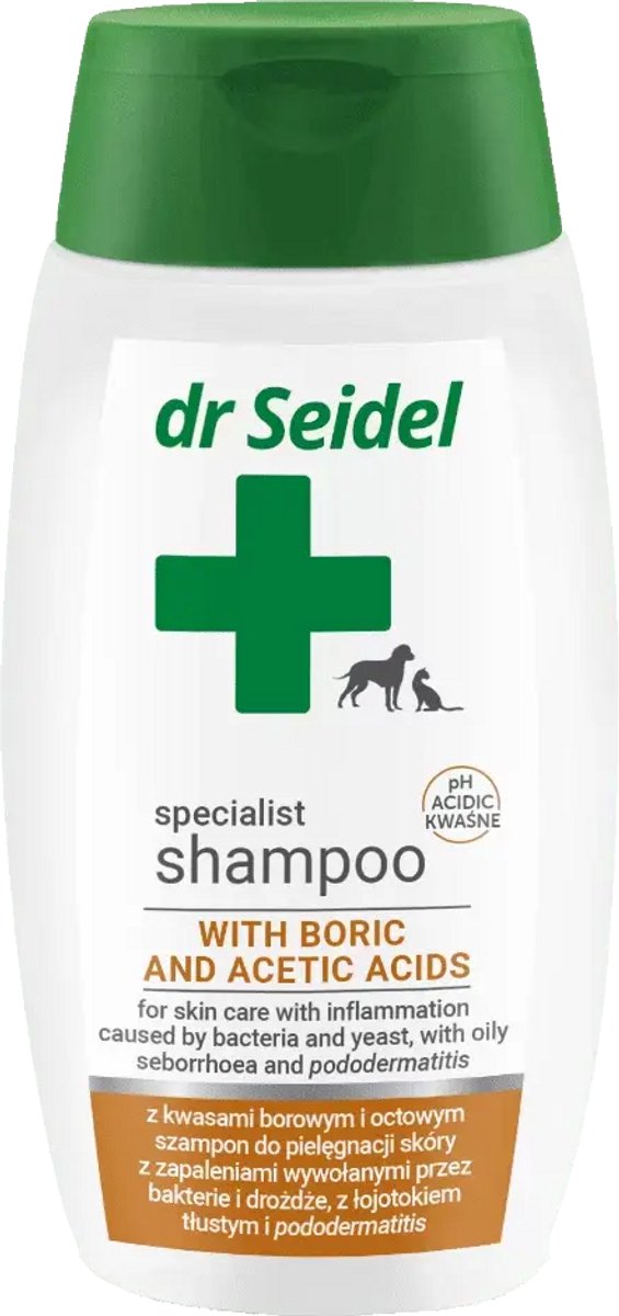 Dr Seidel shampoo met boor- en azijnzuur
