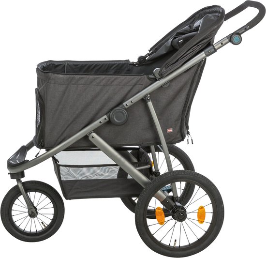 Trixie - Hondenbuggy - Zwart/Petrol - tot 20 kg