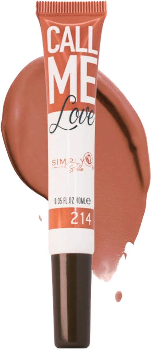 Simply Bella - Call ME Love - 214 Mocha Nude - VEGAN - Langhoudende Matte Lippenstift - 10 ml