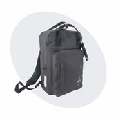 Voltano City Enkele Fietstas Rugzak E-bike 25 Liter - Zwart - Gratis Extra Beugels Voor E-bike - Met Codeslot - Fiets Rugtas Met Laptopvak - Waterdicht