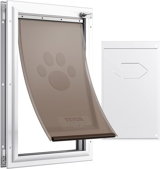 Huisdierluik wit met flexibele flap Large Huisdierluik wit met flexibele flap Large