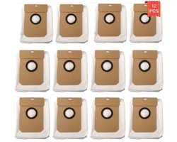 Stofzuigerzakken geschikt voor Cecotec/ Conga 11090/Alpha3pro JH68U1 Robotstofzuiger | Stofzuiger Stofzakken | Stofzuiger Accessoires (12 PACK)