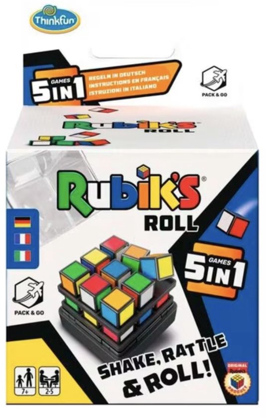 ThinkFun - 76458 - Rubik's Roll - Die Rubik's Spielesammlung