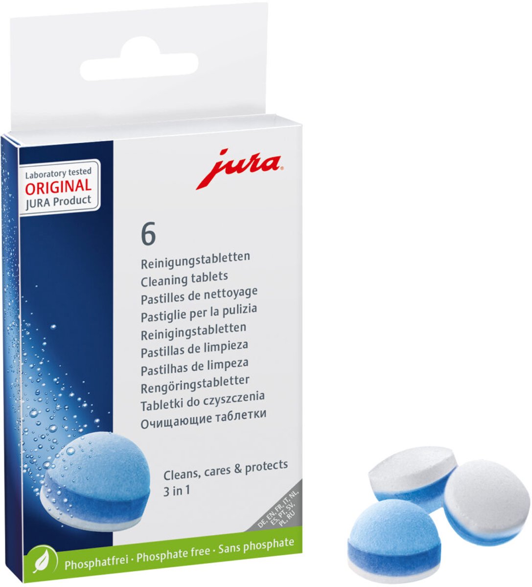 JURA Reinigingstabletten 2-staps thumbnail 3