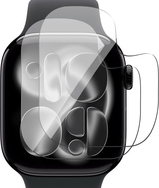 Screenprotector geschikt voor Apple Watch Series 11 / 10 46mm - 2x FlexGuard Screen Protector