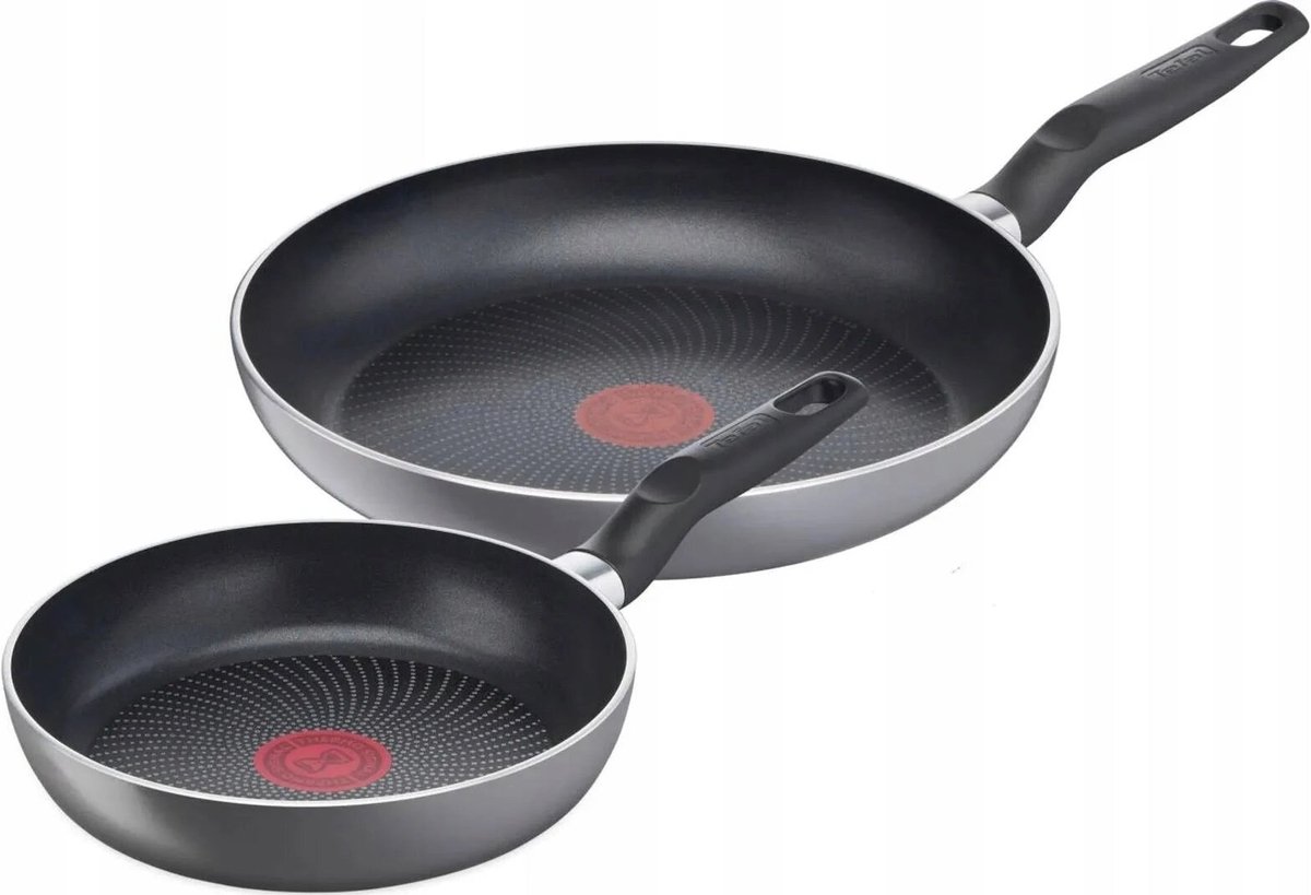 Tefal SuperCook Pannenset 20 cm & 26 cm - Titanium Coating