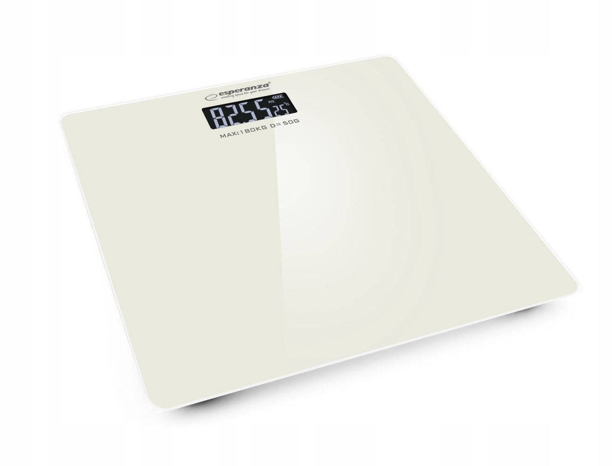 Digitale Personenweegschaal Aerobic Wit - 180kg, LCD, Temperatuur