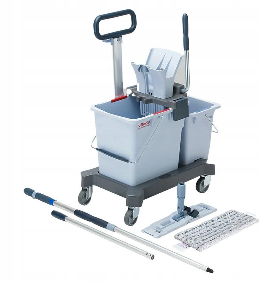 Vileda UltraSpeed Pro Dubbel Emmer Mop Kit - Snel & Efficiënt