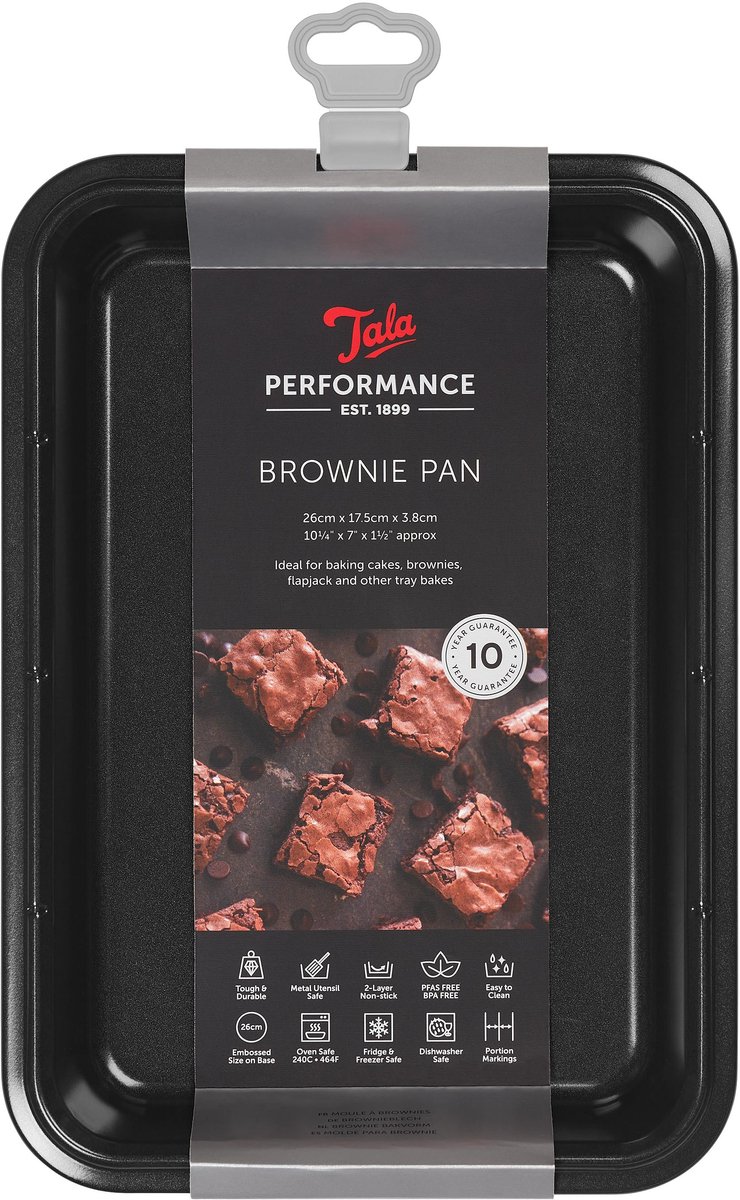 Brownie Bakvorm, 29.4 x 19.1 x 4 cm - Tala | Performance