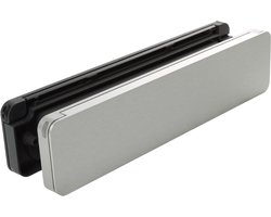 Homebox - de isolerende, tochtvrije en geluiddempende brievenbus – buitendeel aluminium blank geborsteld - binnendeel in antracietgrijs RAL 7016