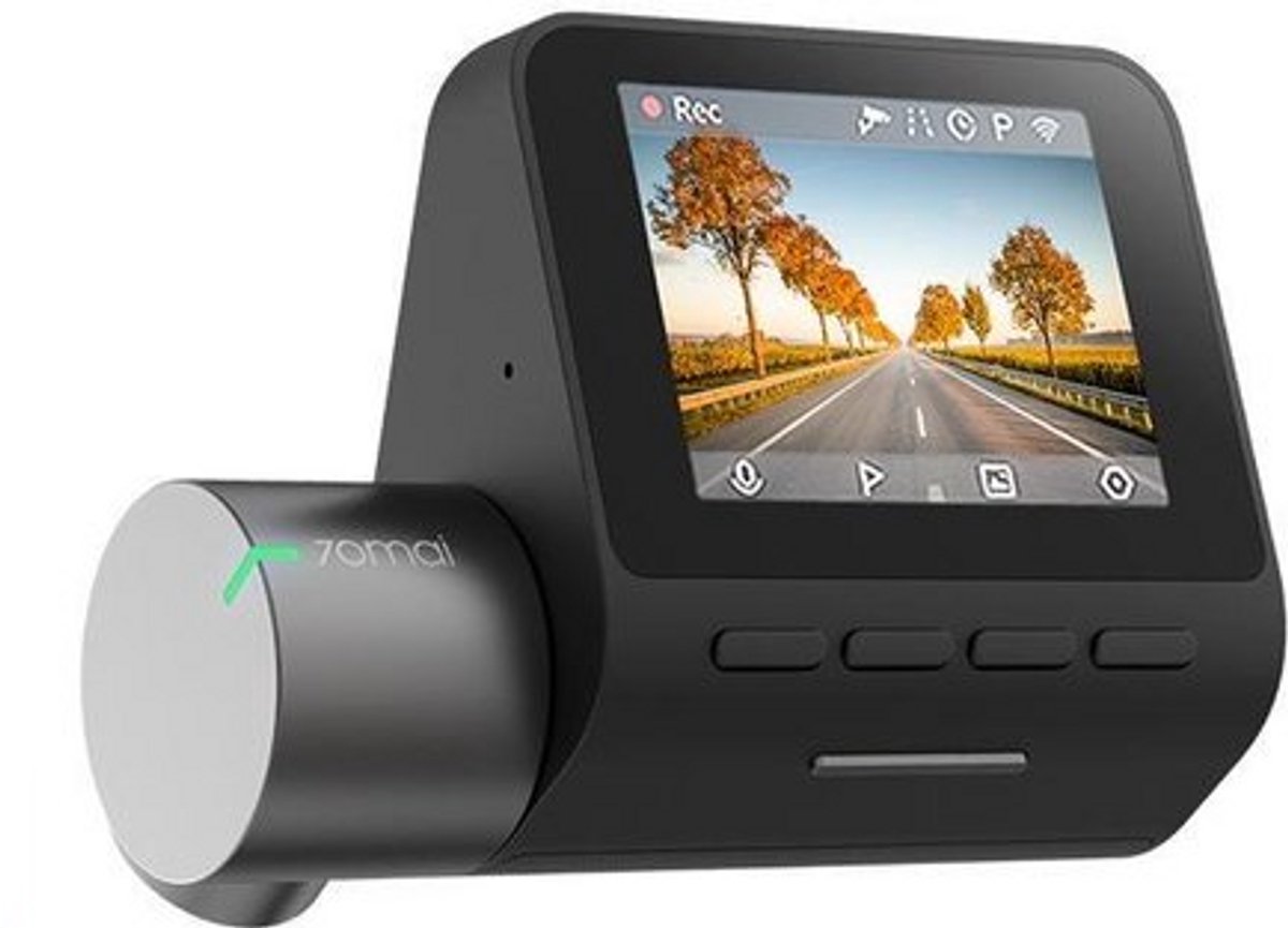 Xiaomi 70mai Dash Cam Pro - Full HD 1944P - Snelheid en coördinaten - GPS - WiFi - Stem control (Engels) + 64GB SD Kaart