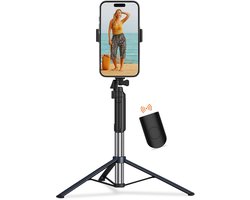 Selfiestick voor elke telefoon - 3 in 1 - incl. afstandbediening - Tripod - Phonestick - Telefoon Statief - Bluetooth - Standaard - GSM - Camera - Smartphone - Luft - Selfiestick iphone - Tripod iphone
