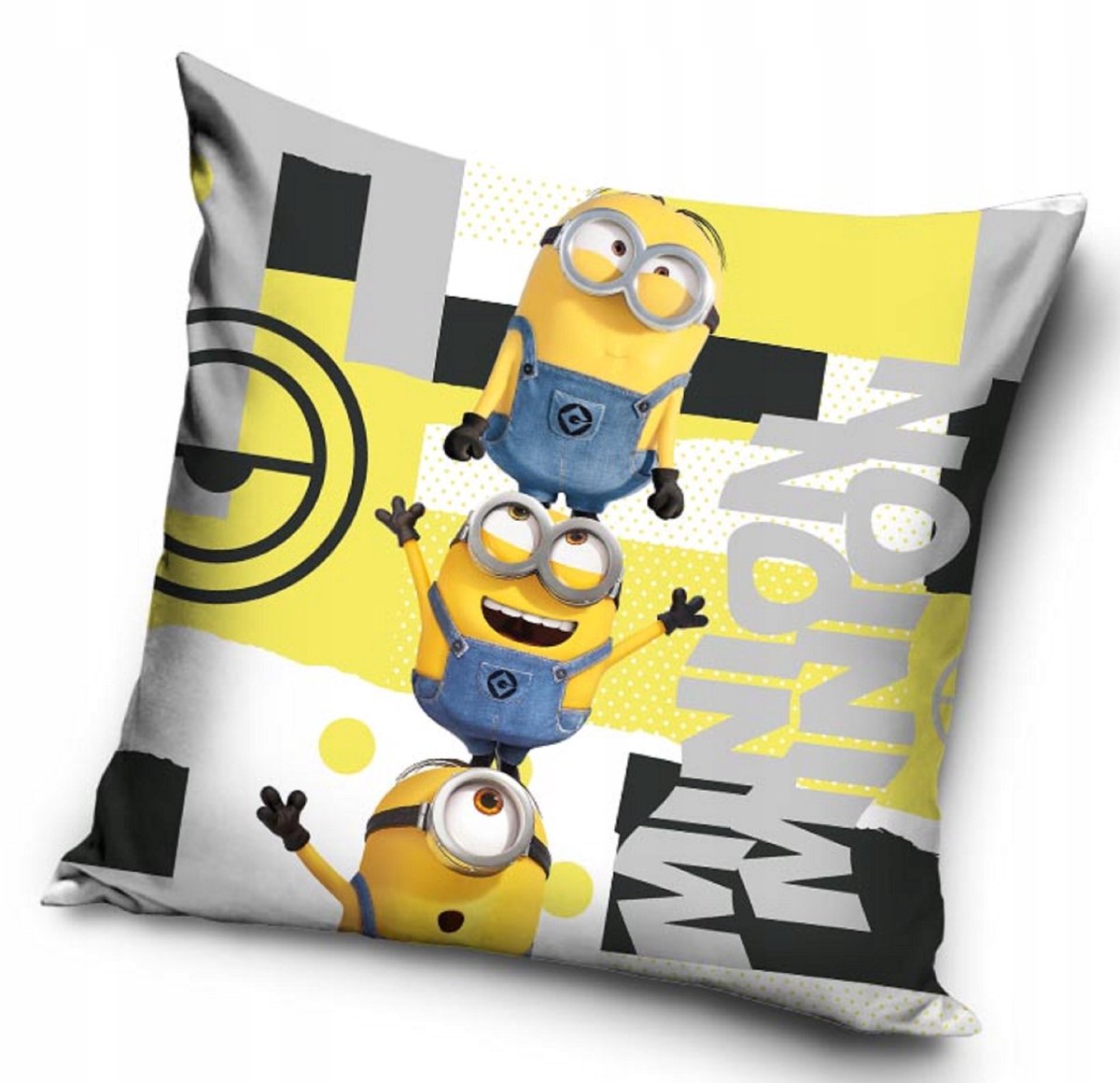 Minions Pluche Kussensloop Decoratief 40x40 cm Fluweel