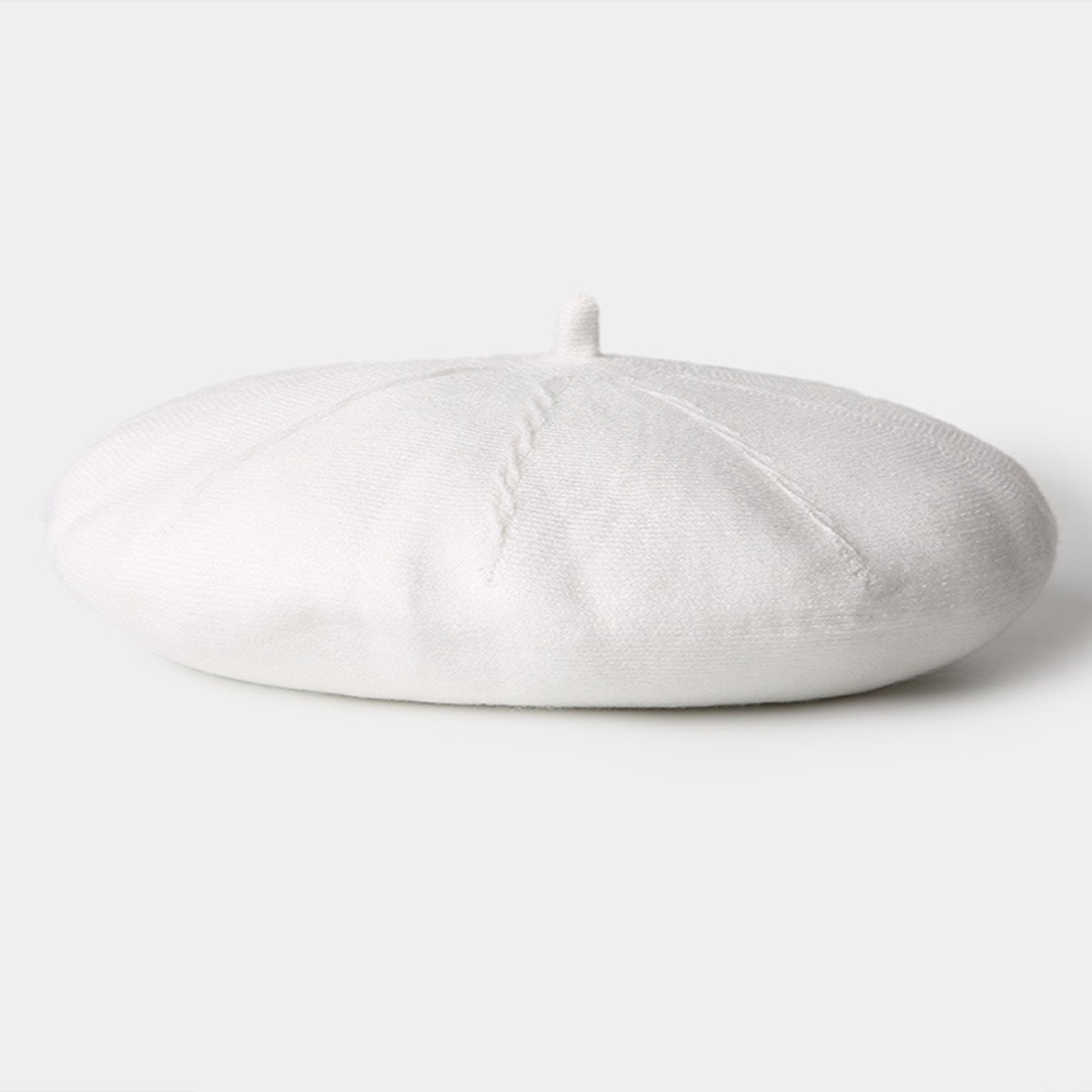 Kasjmier baret voor dames, geschikt voor de herfst en winter. Maakt een groot hoofd kleiner. Wol schilders baret.