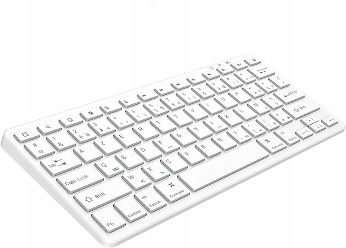 Nog steeds draadloos AZERTY-toetsenbord voor iPad Pro, pc, laptops, Mac