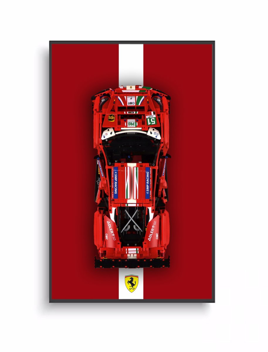 Display Frame voor Ferrari 488 GTE - 42125