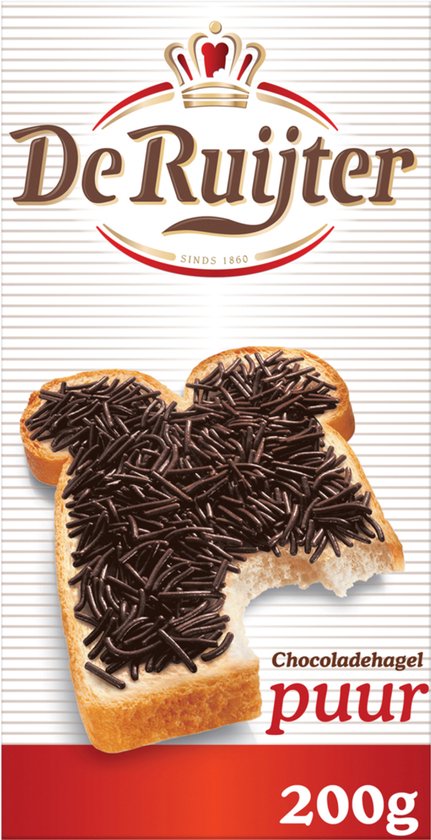 De Ruijter Hagelslag - Pure Chocolade - 9 x 200 g