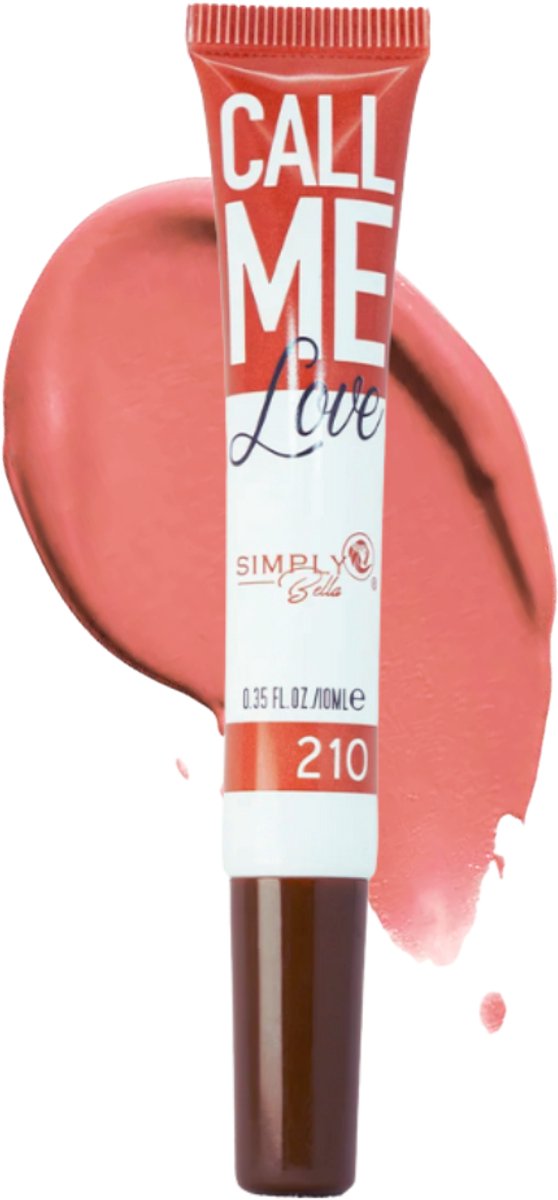 Simply Bella - Call ME Love - 210 Rose Nude - VEGAN - Langhoudende Matte Lippenstift - 10 ml