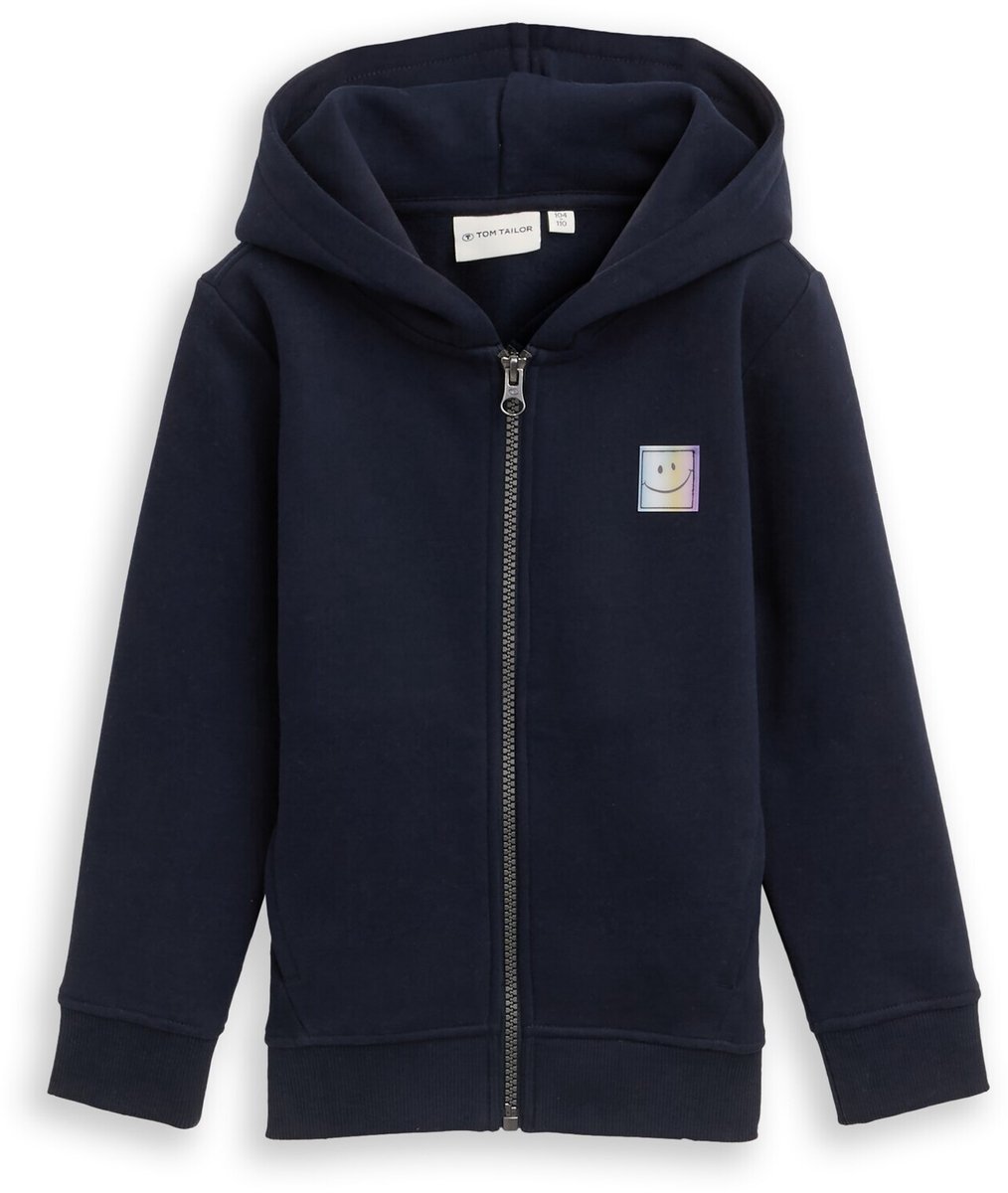 Tom Tailor - Hoodie met print op de rug - Maat 104/110 - sky captain blue