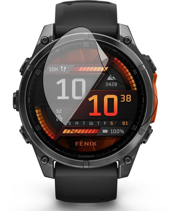 Savvies 6 Stuks Schermbeschermer Voor Garmin Fenix 8 Pro AMOLED (51 Mm) – Ultra Transparant, Krasvrij, Met Siliconenlijmlaag