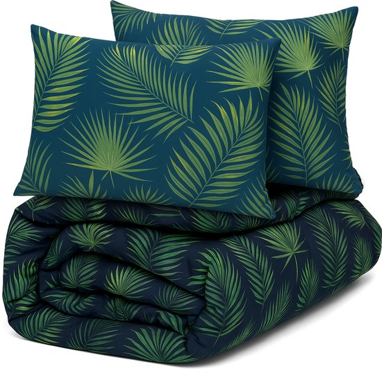 Decoware® Dekbed zonder overtrek - inclusief kussensloop - Palma - Microvezel - 300gsm - 200x200 + 2st. 60x70 cm