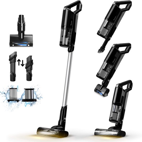 TurboTronic C26 Draadloze Steelstofzuiger met - TurboTronic - €82,95