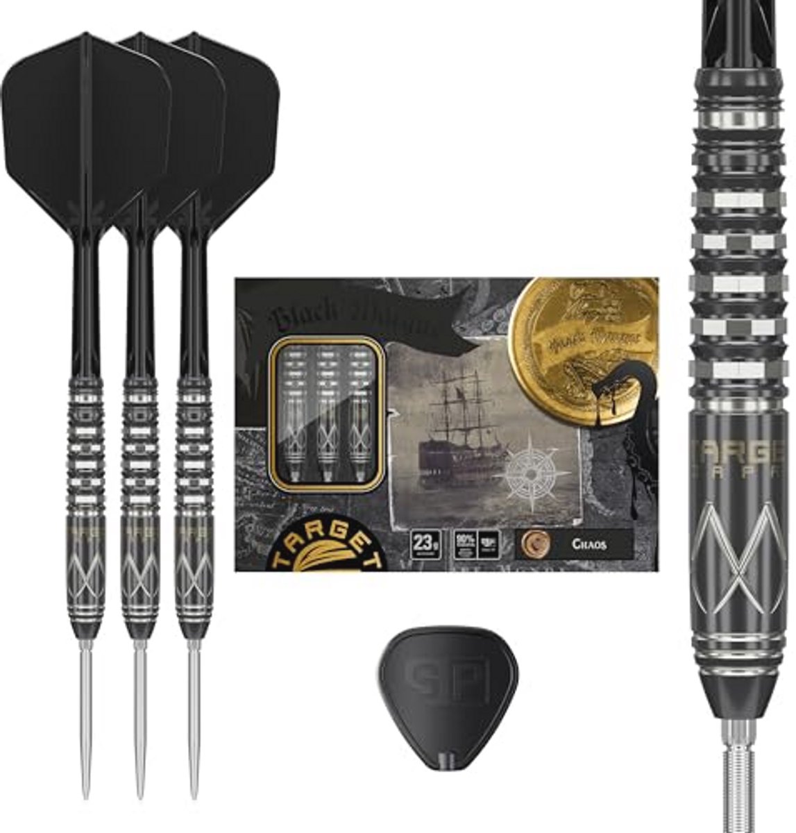 90% Tungsten Steel Tip Darts Set voor Professionele Spelers – 23G, Optimaliseer Nauwkeurigheid en Controle