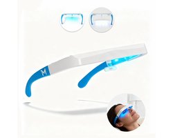 Mvolo® Lichttherapiebril PRO – Zonlicht - Daglichtbril – Blauw en Wit Licht – UV-vrij – Compact en Draagbaar - Gratis E-boook